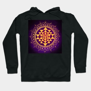 Sacred Geometry Sri Yantra Hoodie